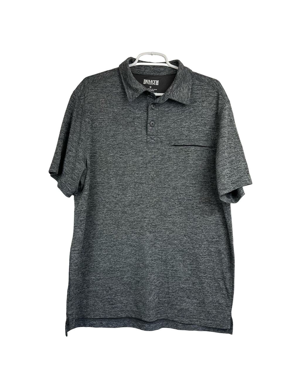 Duluth Men's Armachillo Cooling Relaxed Fit Short Sleeve Polo Shirt Med